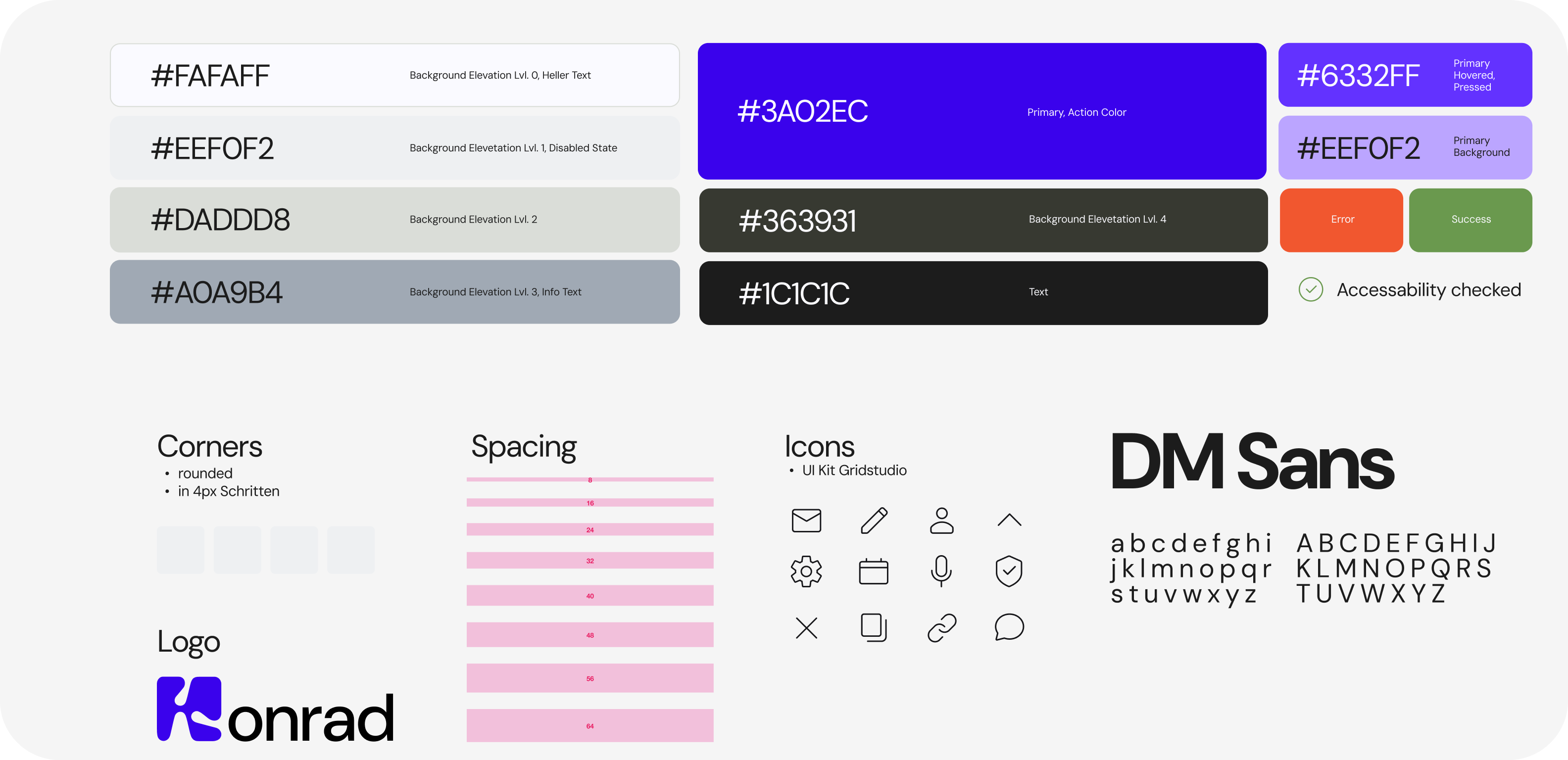 KonradAI design system
