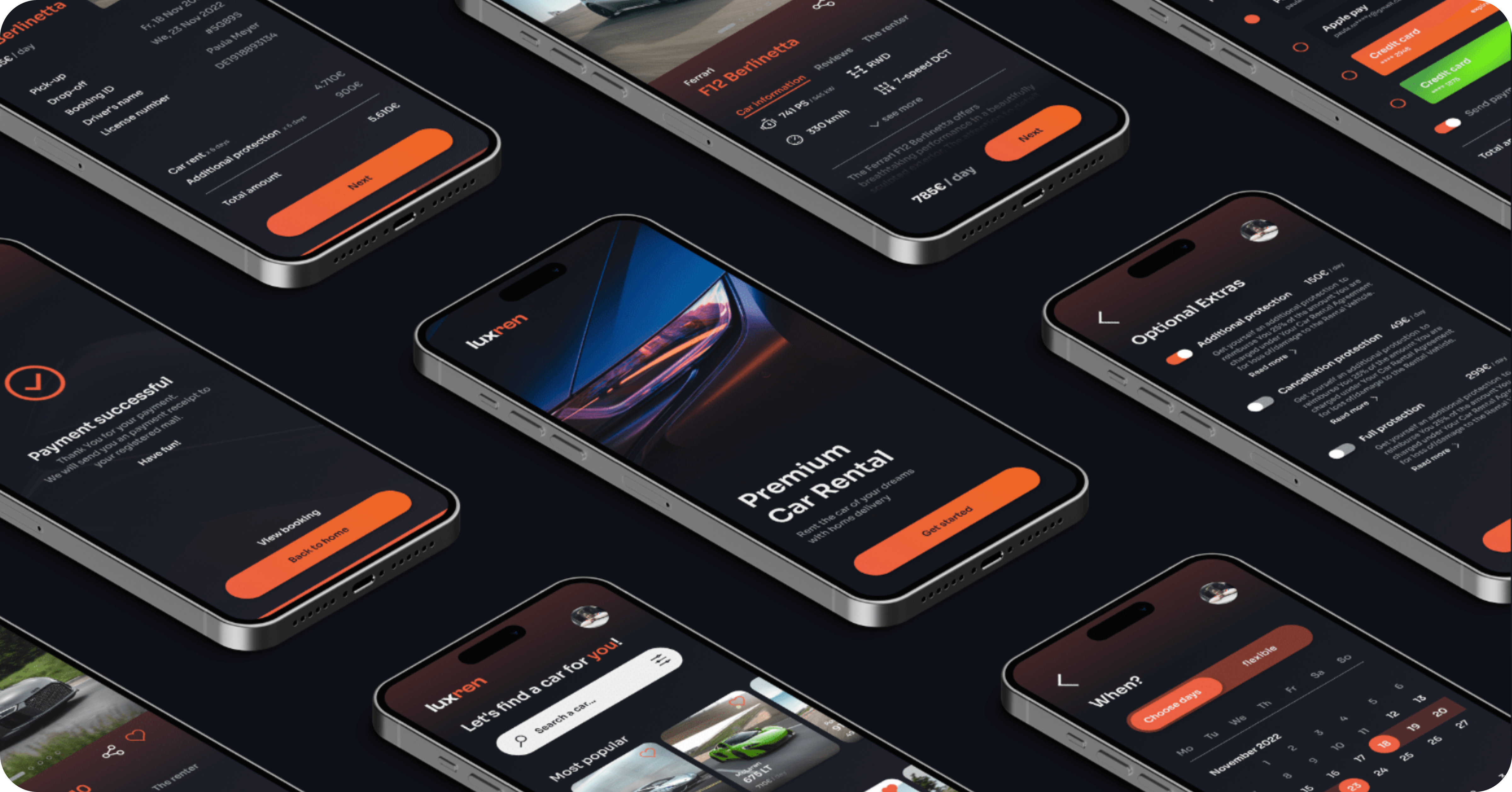 luxren - a luxury car rental app